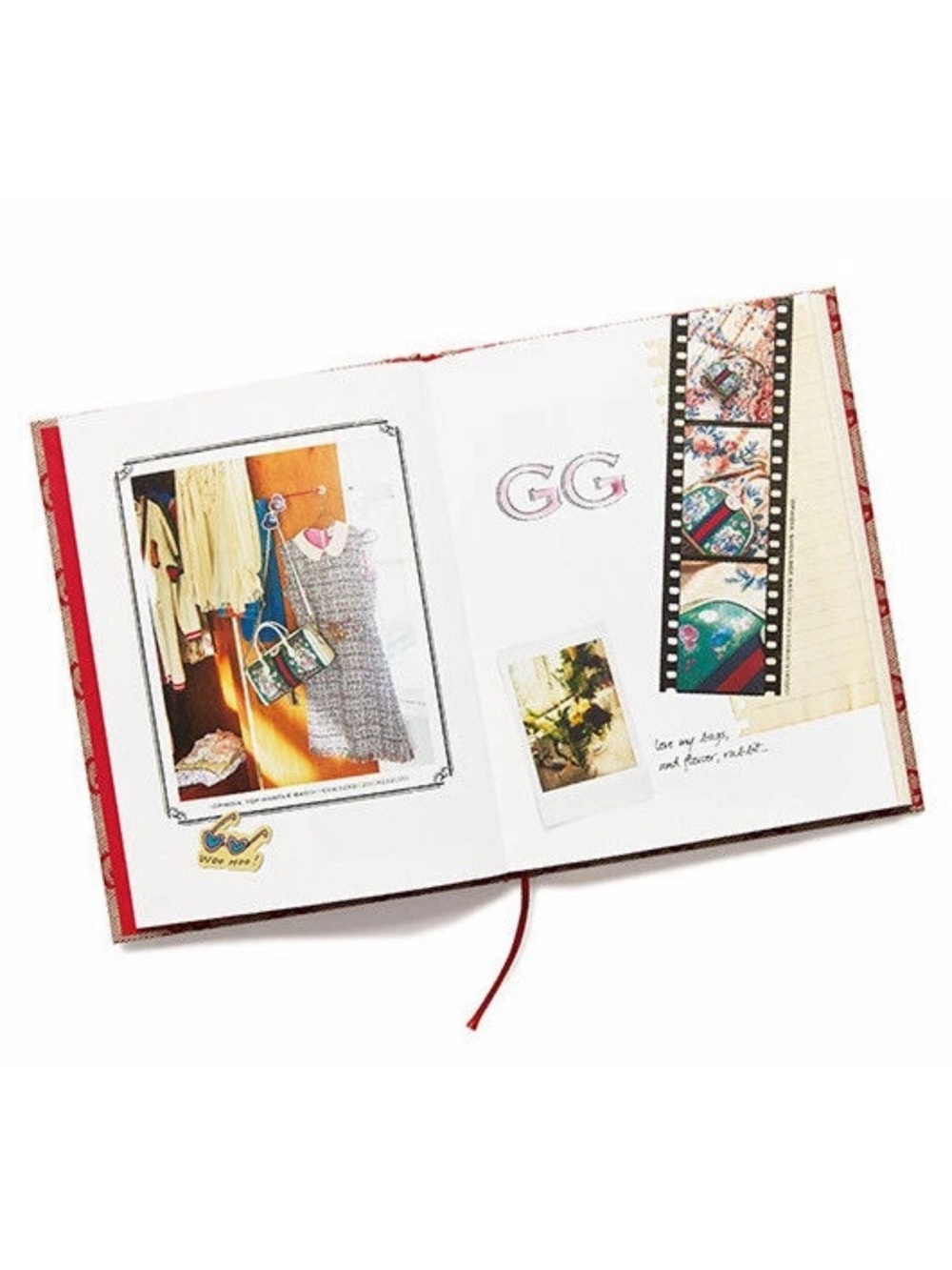 Gucci 'My Scrapbook' GG Monogram Hardcover
Notebook Red Size 7.3 x 5.6" NEW - Picture 6 of 7